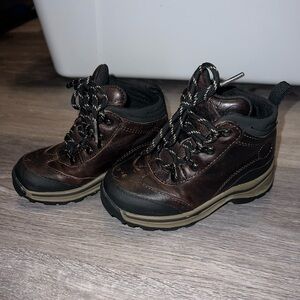TIMBERLAND Leather Hiking Trail Ankle Boots 22913-A6098 Size Toddler 9.5